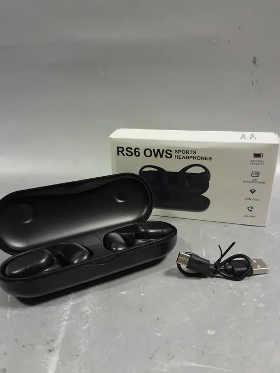 BOXED RS6 OWS SPORTS WIRELESS EARPHONES 