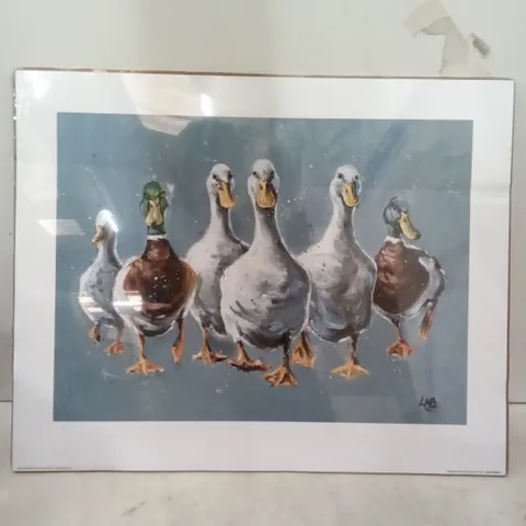 LOUISE BROWN RESERVOIR DUCKS PRINT 