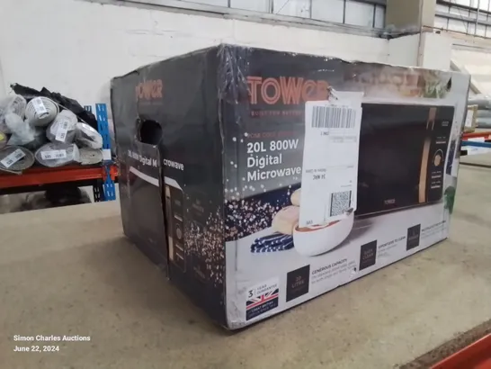 BRAND NEW BOXED TOWER 20L 800W DIGITAL MICROWAVE 