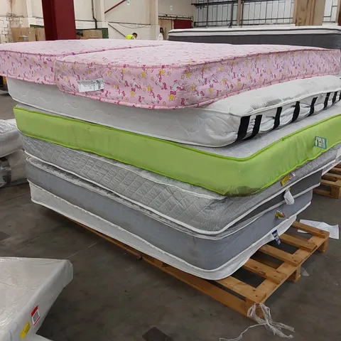 PALLET OF APPROXIMATELY 7X MATTRESS OF VARIOUS SIZES AND BRANDS 