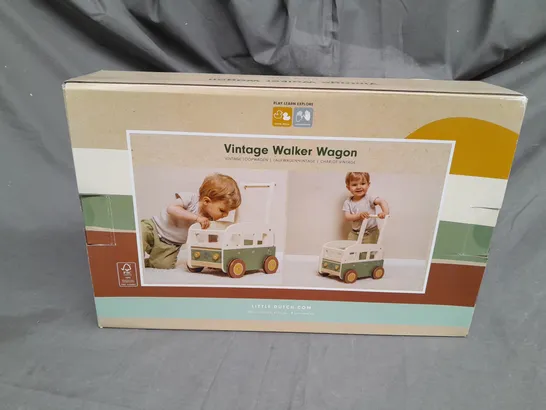 VINTAGE WOODEN WALKER WAGON