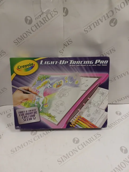 BOXED CRAYOLA LIGHT UP TRACING PAD ASSORTMENT  RRP £26.99