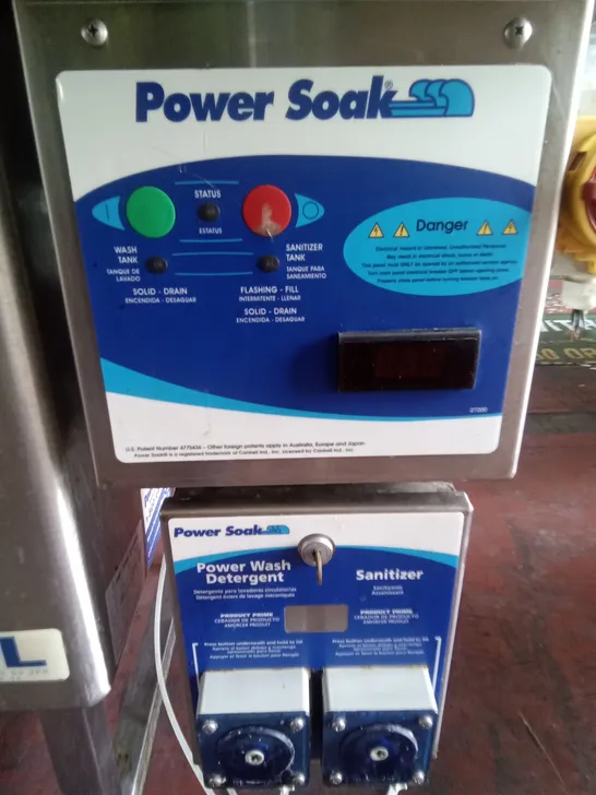 COMMERCIAL POWER SOAK WASH STATION 