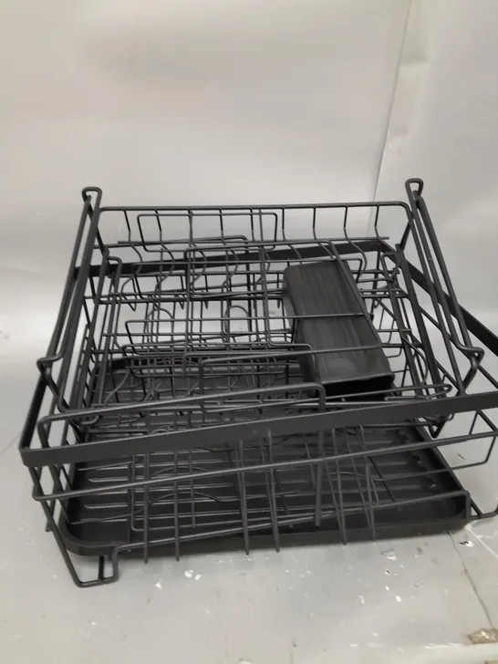 BOXED DISH DRYING RACK IN BLACK