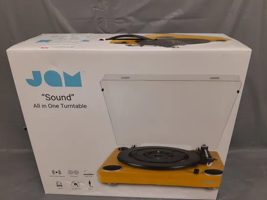 2 X JAM 'SOUND' ALL-IN-ONE TURNTABLE 