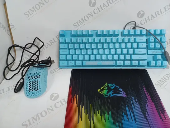 BOXED ZIYOULANG RED WOLF T2 KEYBOARD AND MOUSE SUIT