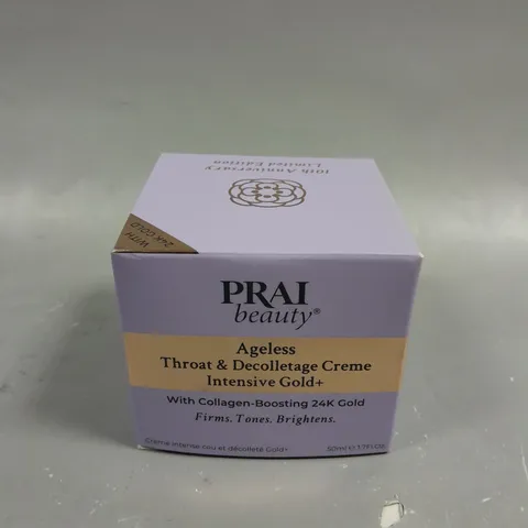 BOXED PRAI AGELESS THROAT & DECOLLETAGE CREME INTENSIVE GOLD+ (50ML)