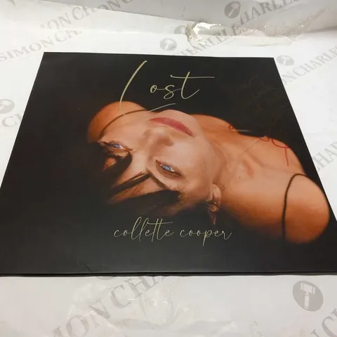 COLLETTE COOPER LOST VINYL SIGNED WITH PERSONALISED MESSAGE  'DEAR MICHAEL LOTS OF LOVE'