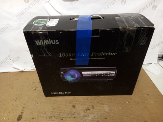 WIMIUS PROJECTOR 1080P 7000 VIDEO PROJECTOR HD