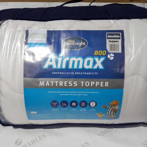 SILENTNIGHT AIRMAX MATTRESS TOPPER - DOUBLE