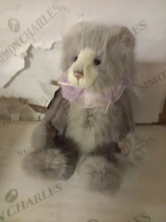 CHARLE BEARS 'PANDORA' 14" COLLECTIBLE PLUSH TEDDY BEAR