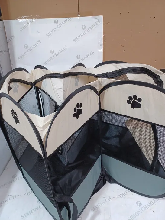 DESIGNER FOLDABLE PORTABLE FABRIC PET STORAGE PEN 