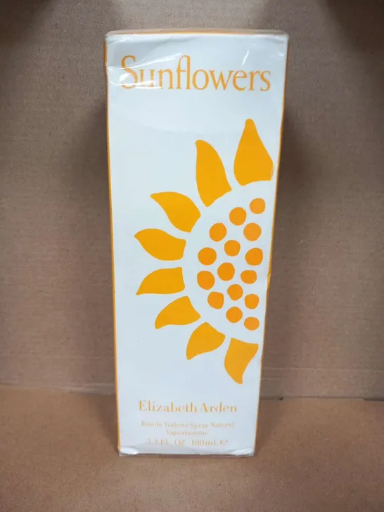 BOXED AND SEALED ELIZABETH ARDEN SUNFLOWERS EAU DE TOILETTE 100ML 