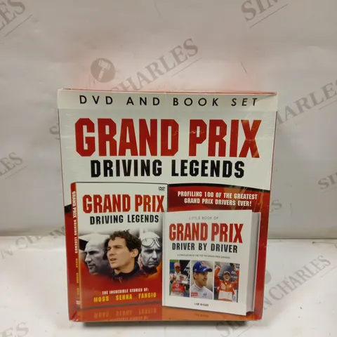 BOXED SEALED GRAND PRIX DRIVING LEGENDS DVD & BOOK SET