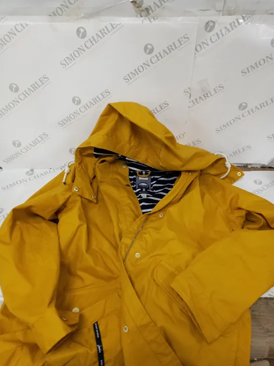 JOULES COAST COASTAL WATERPROOF COAT - SIZE UK 14