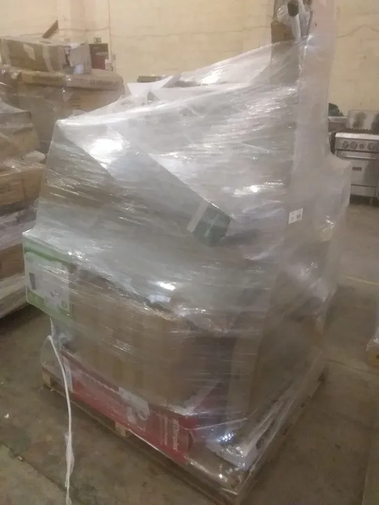 PALLET OF APPROXIMATELY 23 UNPROCESSED RAW RETURN HOUSEHOLD AND ELECTRICAL GOODS TO INCLUDE;