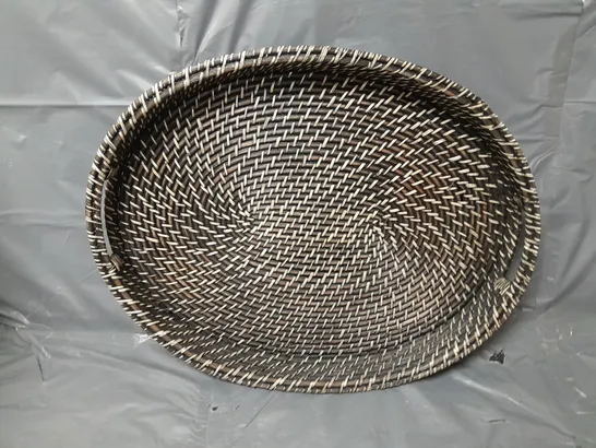 VERY HOME RATTAN OVAL TRAY RRP £25