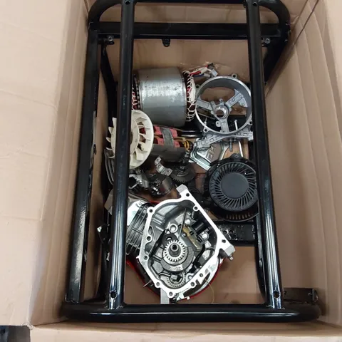 BOX OF ASSORTED MACHINERY/ENGINE PARTS 