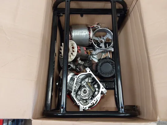 BOX OF ASSORTED MACHINERY/ENGINE PARTS 