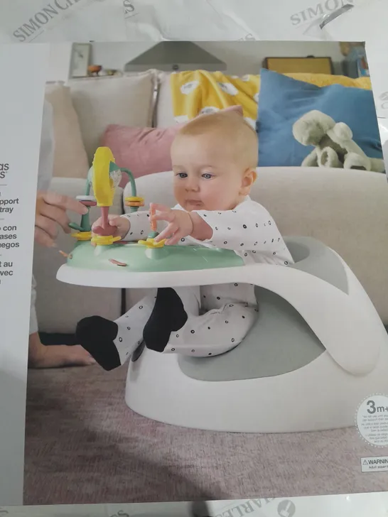 MAMAS AND PAPAS BABY SNUG 2 STAGE FLOOR SUPPORT SEAT WITH PLAY TRAY 