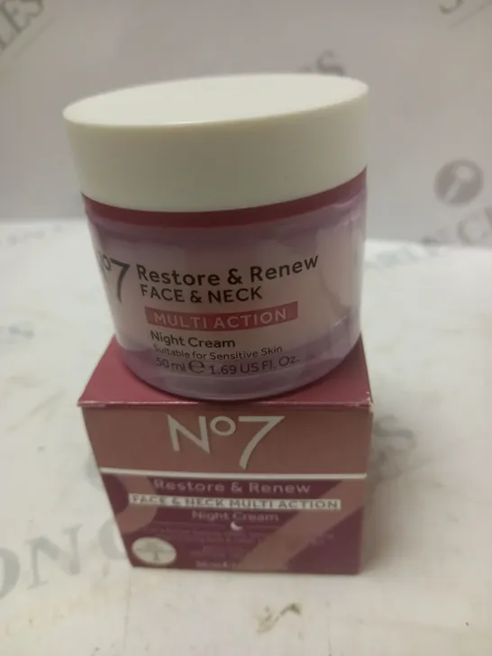 NO7 RESTORE & REFACE NIGHT TREATMENT - 1.7 OZ