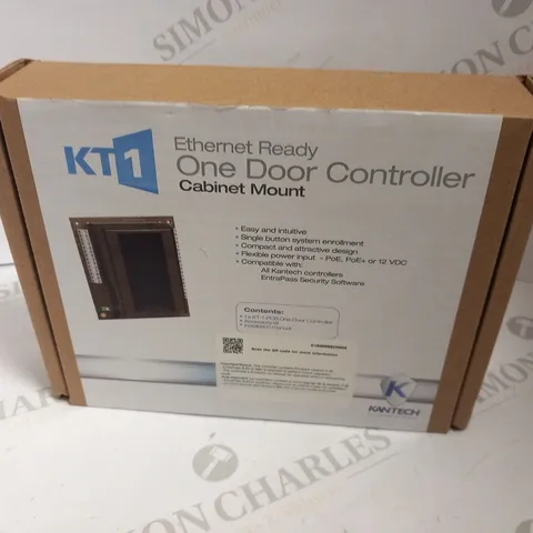 BOXED KT1 ETHERNET READY ONE DOOR CONTROLLER CABINET MOUNT