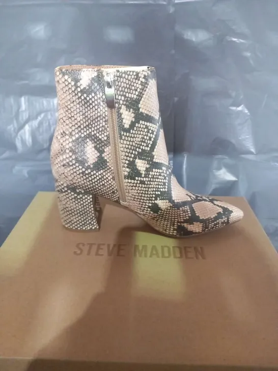 BOXED STEVE MADDEN NADALIE TAN SYNTHETIC SIZE 41