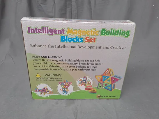 BOXED AND SEALED INTELLIGENT MAGNETIC BUILDING BLOCKS SET