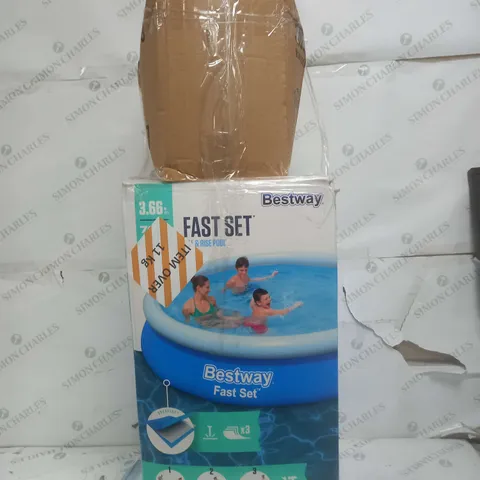 BOXED BESTWAY FAST SET FILL & RISE POOL WITH PUM - COLLECTION ONLY