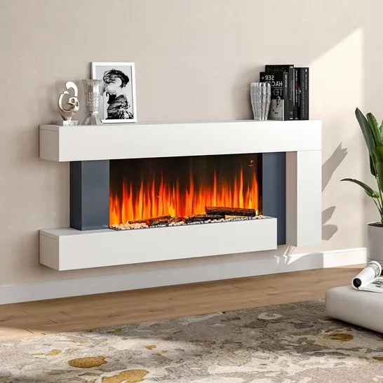 BOXED ANJEANETTE METRO LANE 132CM ELECTRIC FIREPLACE  (1 BOX)