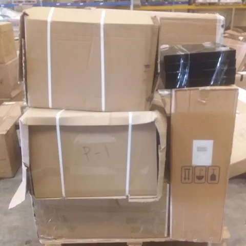 PALLET OF ASSORTED SPARE FURNITURE PARTS 