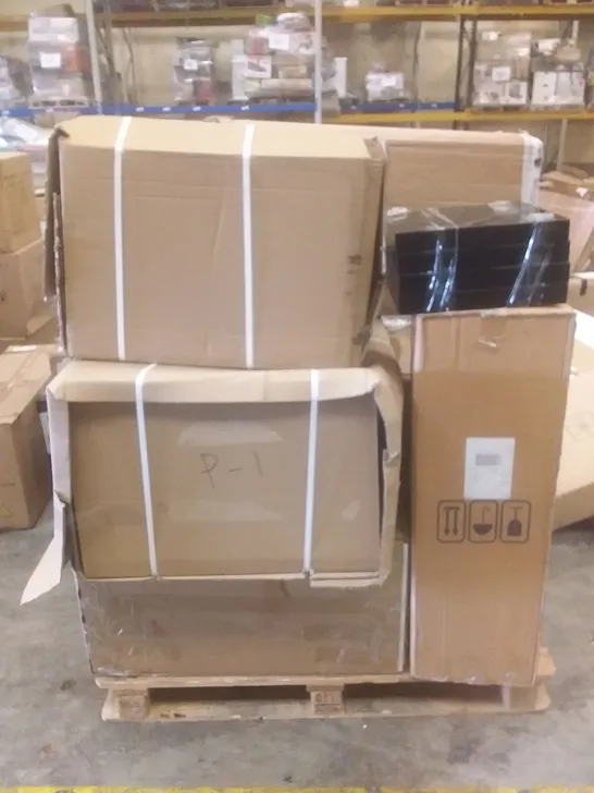 PALLET OF ASSORTED SPARE FURNITURE PARTS 