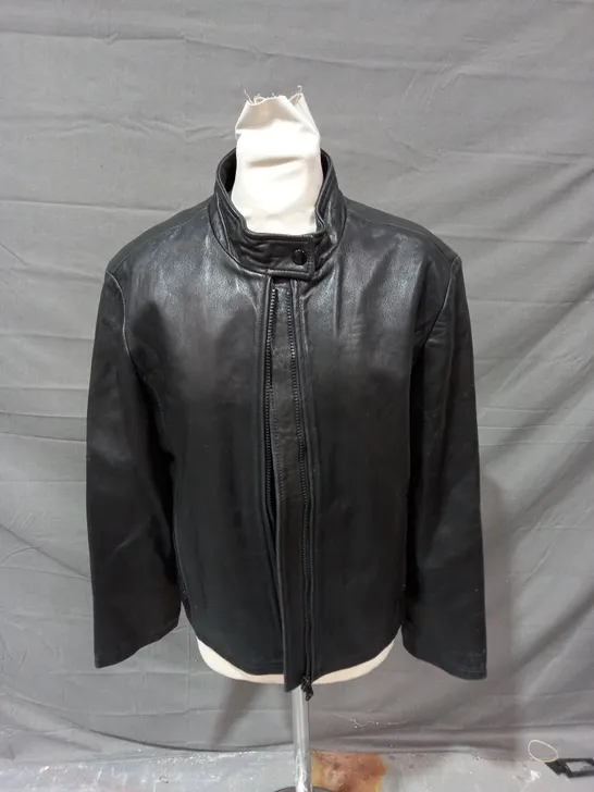 SARDAR LONDON ZIP UP JACKET IN BLACK - SIZE 10