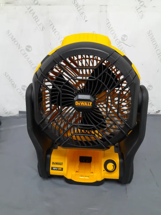 DEWALT DCE512 18V XR CORDLESS FAN BODY ONLY