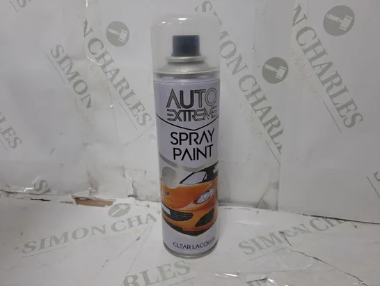 24 AUTO EXTREME SPRAY PAINT CLEAR LACQUER PAINT (24 x 250ml) - COLLECTION ONLY