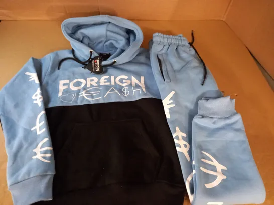 FOREIGN CASH HOODED TRACKSUIT - XS