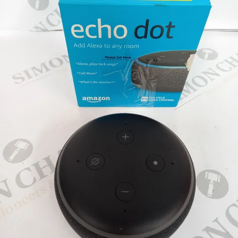 BOXED AMAZON ECHO DOT SPEAKER