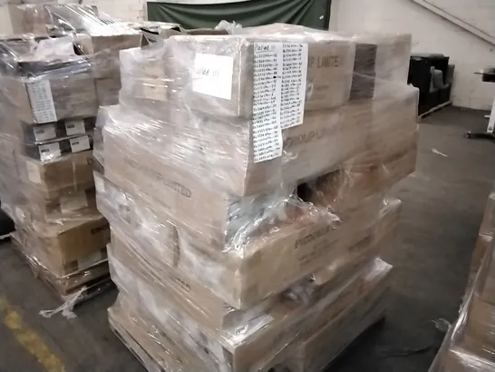 PALLET OF APPROXIMATELY 4500 ASSORTED ELECTRICAL ITEMS/COMPONENTS TO INCLUDE: DOUBLE BLANKING PLATES, SWITCHES ETC 