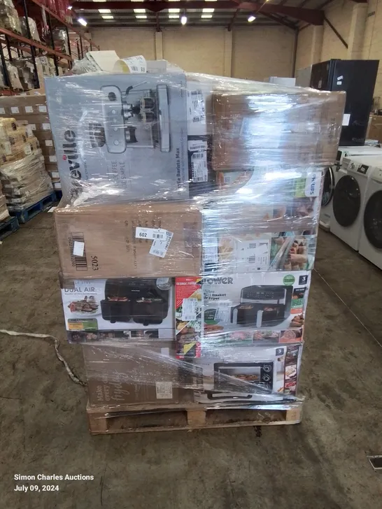 PALLET OF APPROXIMATELY 37 UNPROCESSED RAW RETURN HOUSEHOLD AND ELECTRICAL GOODS TO INCLUDE;