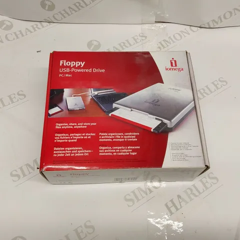 BOXED IOMEGA FLOPPY USB-POWERED DRIVE (1 BOX)