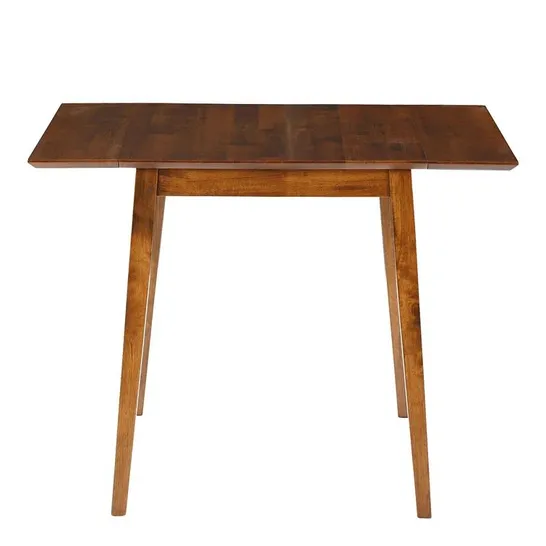 BOXED BOWER BANK DROP LEAF SOLID OAK HANOVER SQUARE TABLE (1 BOX) 