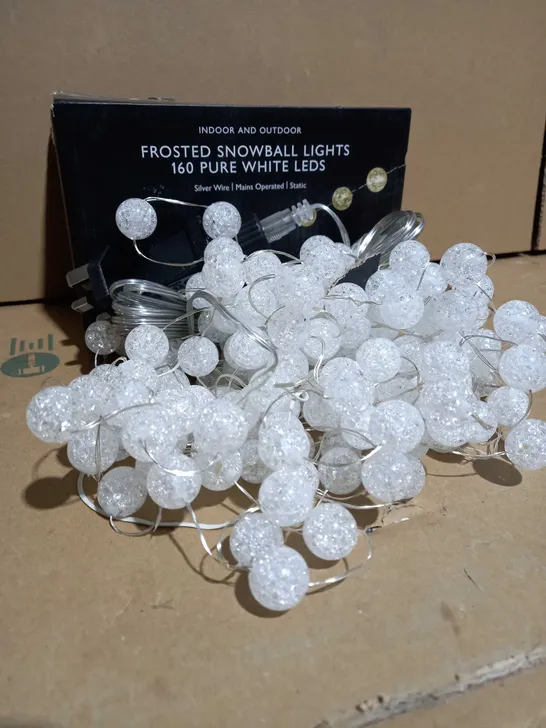 JOHN LEWIS FROSTED SNOWBALL LIGHTS 