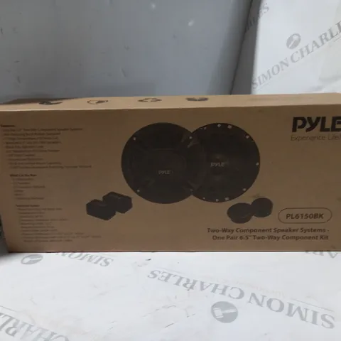 BOXED PYLE TWO-WAY COMPONENT SPEAKER SYSTEM KIT PL6150BK  