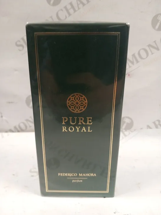 BOXED AND SEALED FEDERICO MAHORA PURE ROYAL PARFUM 50ML