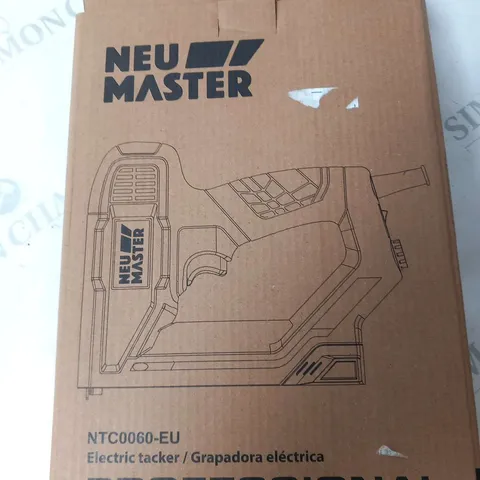 BOXED NEU MASTER NTC0060-EU ELECTRIC TACKER