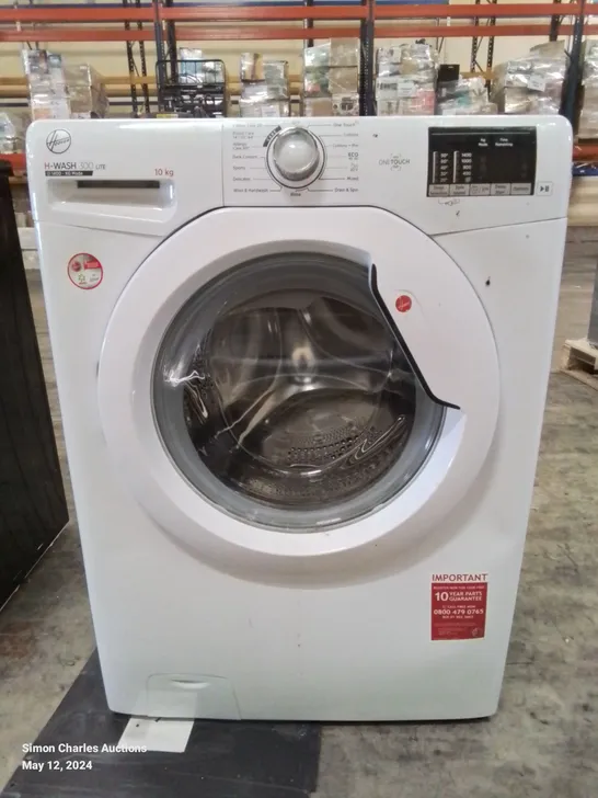 HOOVER H-WASH 300 FREESTANDING 10KG WASHING MACHINE IN WHITE -COLLECTION ONLY-