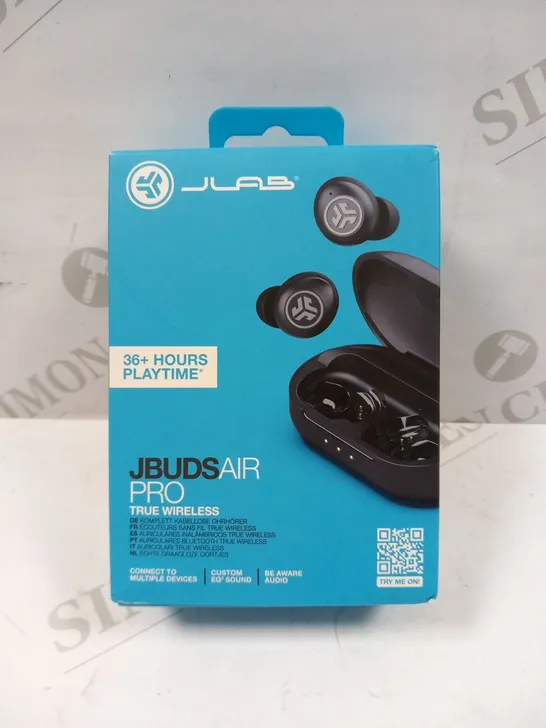 BOXED AND SEALED JLAB JBUDS AIR PRO TRUE WIRELESS 