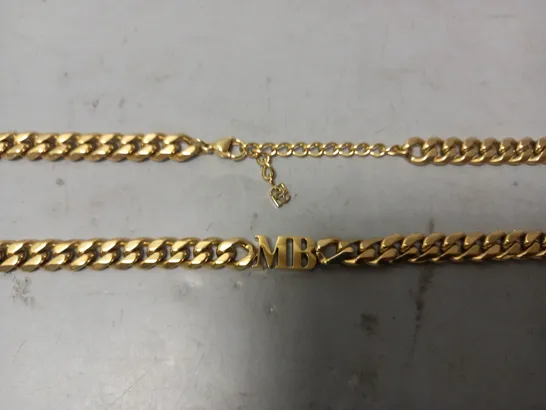 BOXED ABBOTT LYON CUSTOM INITIAL CHAIN NECKLACE IN GOLD