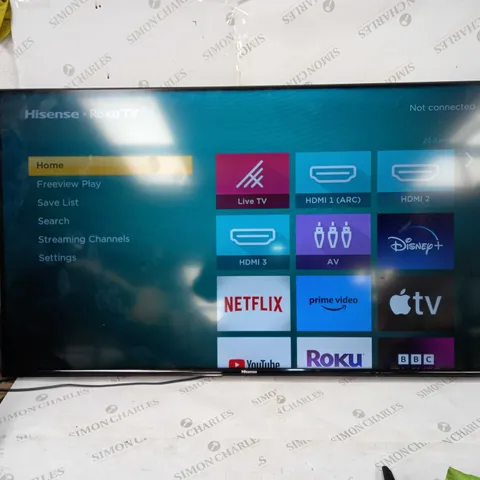 BOXED HISENSE ROKU R50A7200UK 50" SMART 4K LED TV [COLLECTION ONLY]