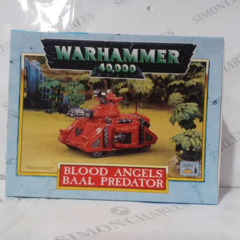 BOXED WARHAMMER 40K BLOOD ANGELS BAAL PREDATOR